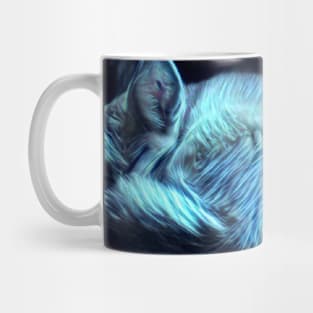 Sleepy Spectral Kitty Mug